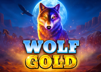 Wolf Gold slot game poster